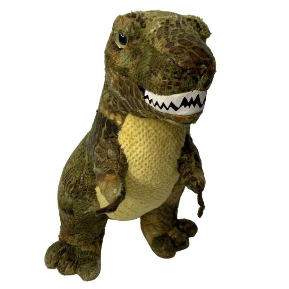 Douglas Cuddle Toy T Rex Dinosaur Plush Stuffed Animal With Working Sound Button - Picture 1 of 12